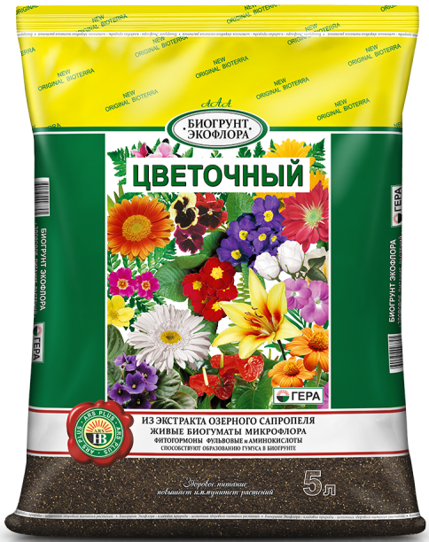 Грунт для цветов комнатных 5л от производителя Сила Суздаля