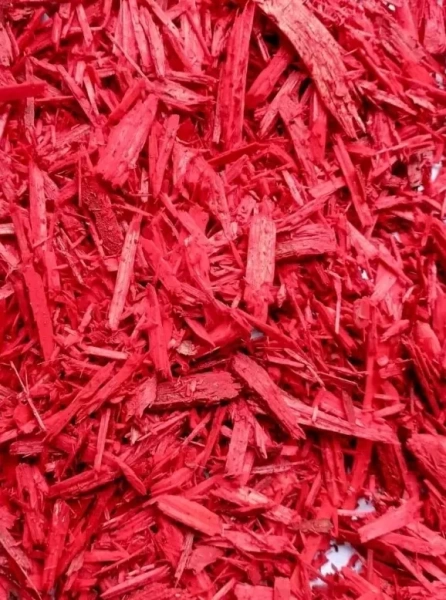 щепа декоративная 30 л - красная - товары для фермеров Сила Суздаля