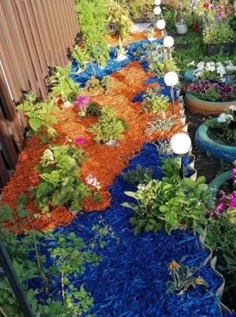 щепа декоративная 30 л - оранжевая - товары для фермеров Сила Суздаля