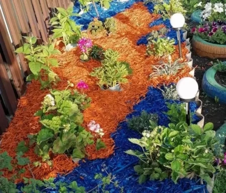 щепа декоративная 60 литров - оранжевая - товары для фермеров Сила Суздаля