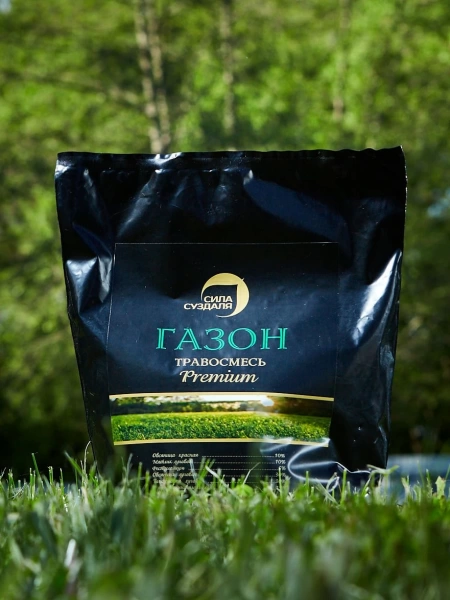 газонная трава смесь премиум 3 кг - товары для фермеров Сила Суздаля