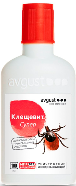 Средство от клещей "Клещевит Супер" 100мл от производителя Сила Суздаля