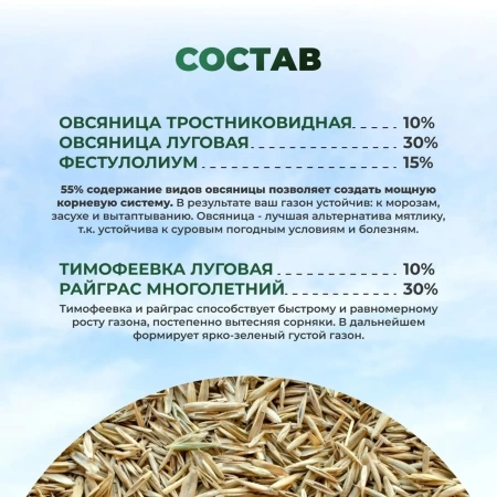 газон универсальный 5 кг  - товары для фермеров Сила Суздаля