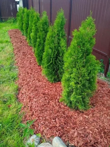 щепа декоративная 60 литров - коричневая - товары для фермеров Сила Суздаля