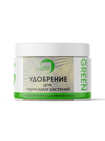 Удобрение для пальм и фикусов GREEN от производителя Сила Суздаля