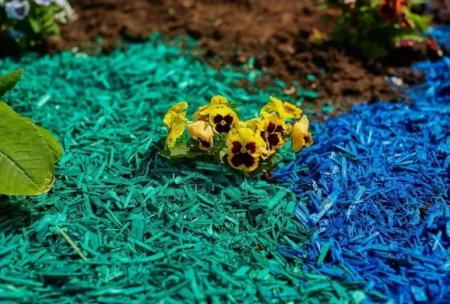 щепа декоративная 60 литров - зеленая - товары для фермеров Сила Суздаля