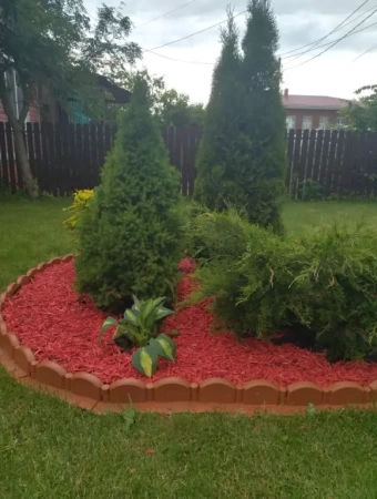 щепа декоративная 60 литров - красная - товары для фермеров Сила Суздаля