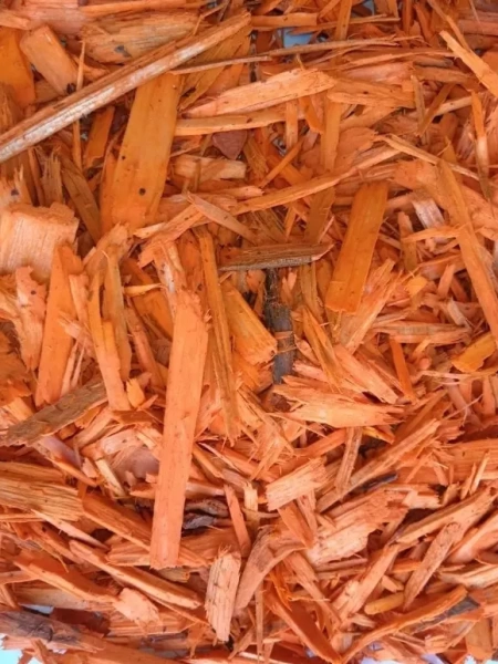 щепа декоративная 30 л - оранжевая - товары для фермеров Сила Суздаля