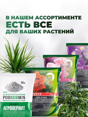 грунт для пальм и фикусов, сбалансированный питательный субстрат - товары для фермеров Сила Суздаля