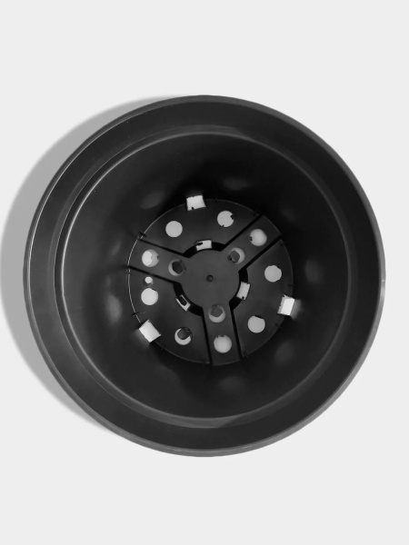 горшки для рассады, растений, 10 литров, 2 штуки, чёрные - товары для фермеров Сила Суздаля